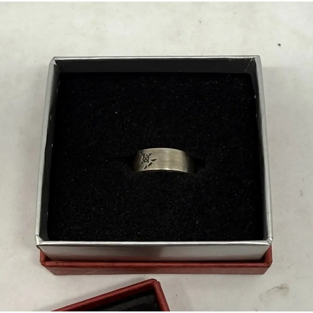 Fullmetal Alchemist Edward Silver Ring Size 8 Unused Rare Anime Jewelry